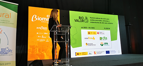 Biovalor presentado en Expobiomasa 2023