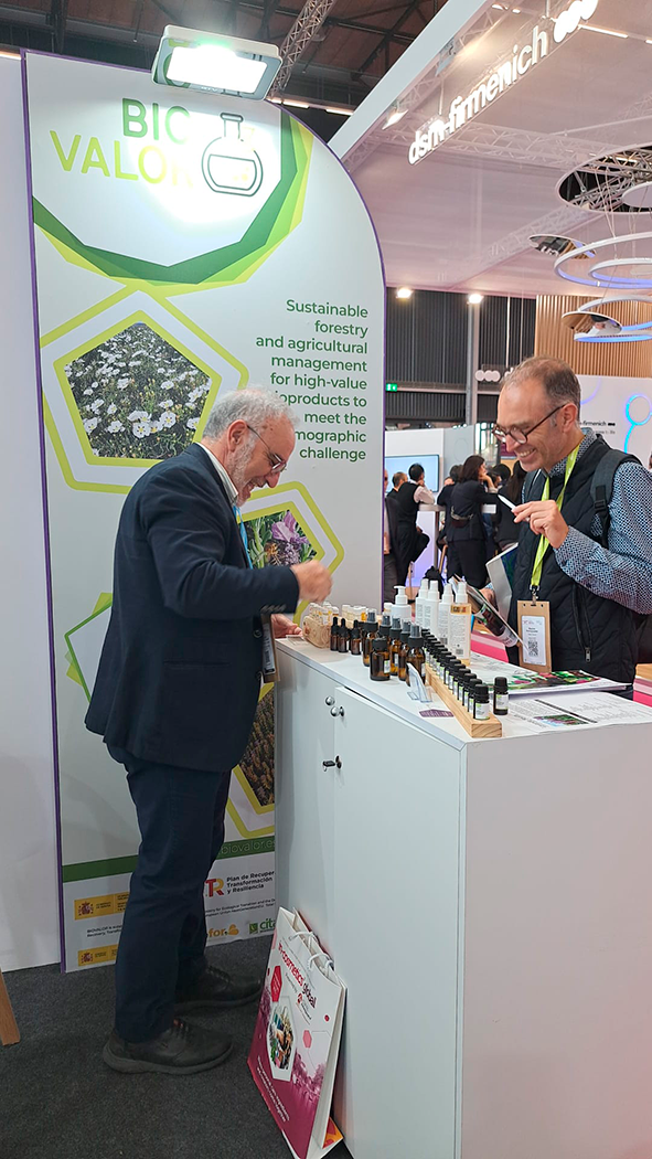 Muestras de BIOVALOR en incosmetics de Amsterdam