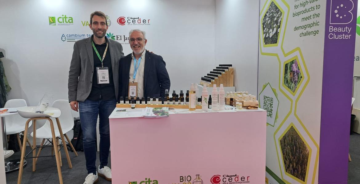 Participación de CEDER y CITA en feria in-cosmetics de Amsterdam