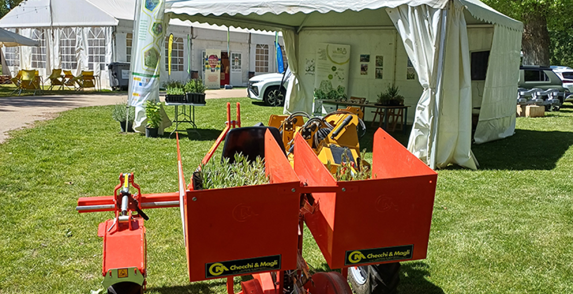 Estand de Biovalor en la feria de muestras de Almazán