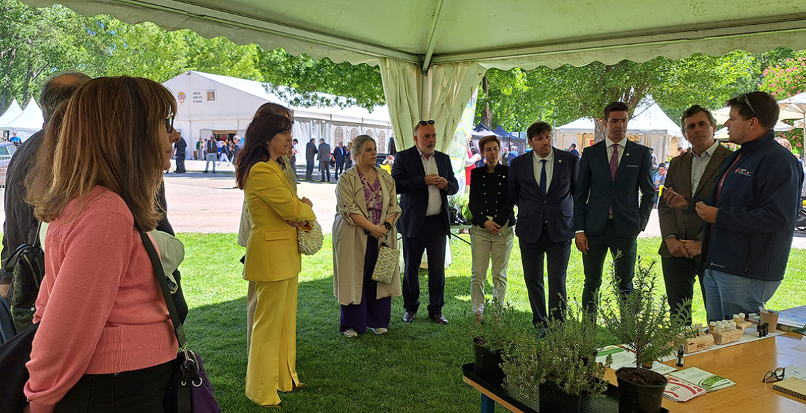 Estand de Biovalor en la feria de muestras de Almazán