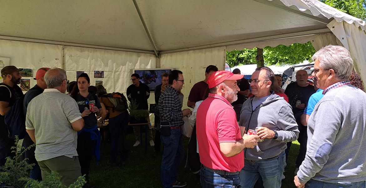 Estand de Biovalor en la feria de muestras de Almazán