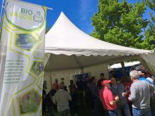 Estand de Biovalor en la feria de muestras de Almazán